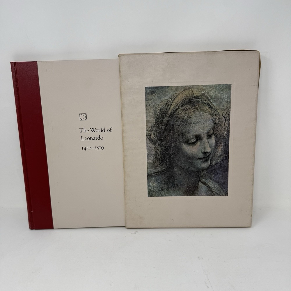 The World of Leonardo Time-Life Library of Art Hardcover Book Slipcase